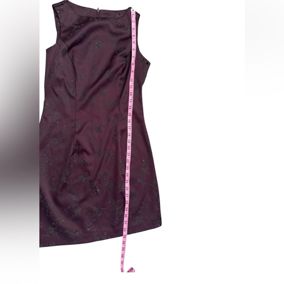 Vtg City Triangles Velvet Floral Mini Dress Glitter Y2K Whimsigoth Fairy READ - Picture 10 of 11